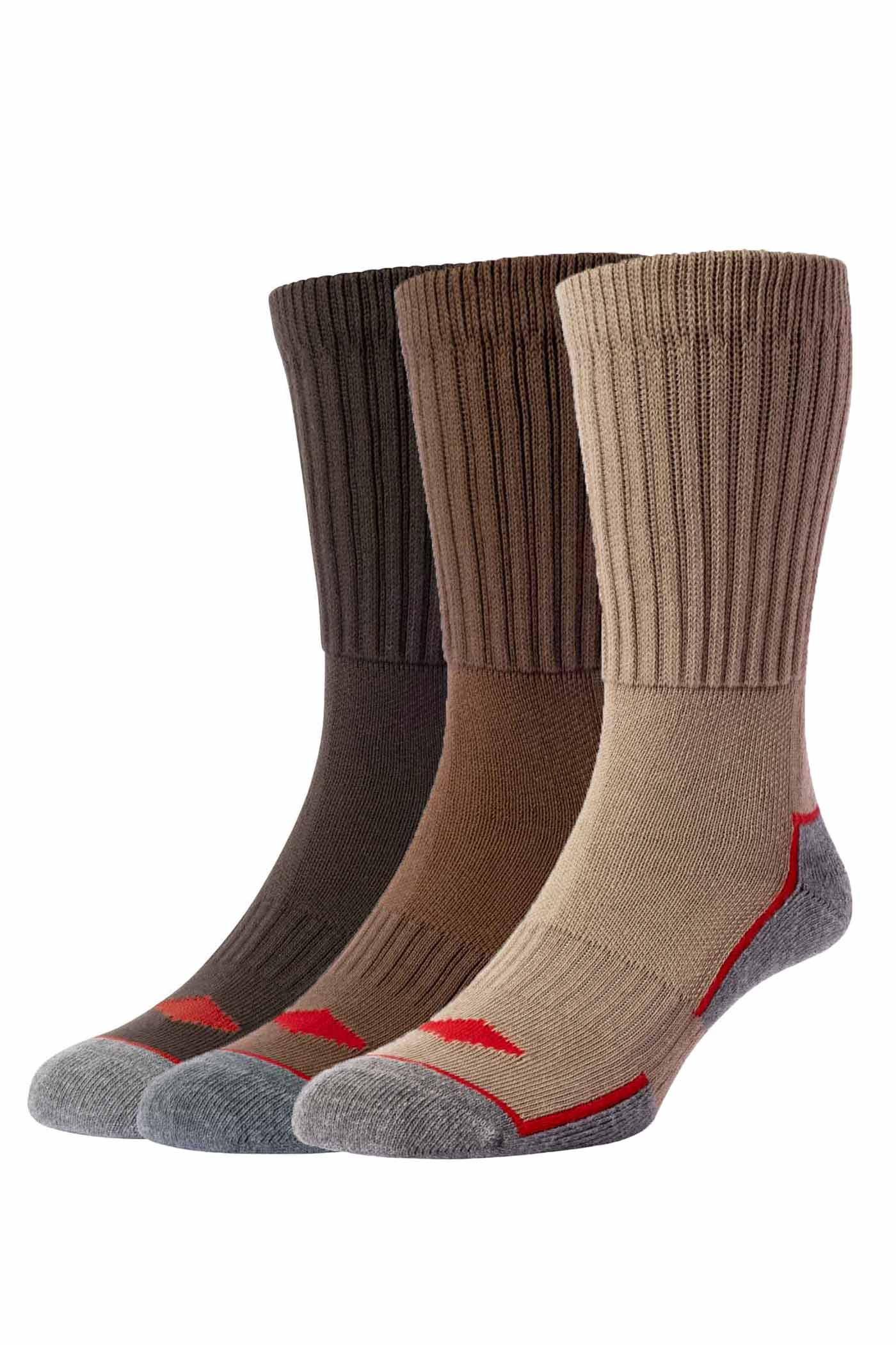 HJ Hall 3Pk Cotton Comfort Workwear Sock