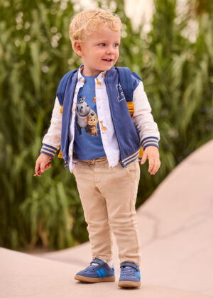 mayoral baby boy linen mix pant