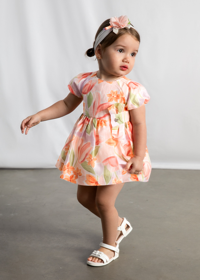 Mayoral Baby Girl Floral Ceremony Dress