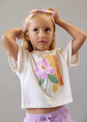 Mayoral Girls Tee With Headband