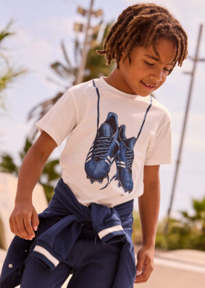 mayoral boys football boot t-shirt