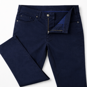Zazzi Men's Navy Stretch Chinos