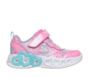 Skechers Toddler Girl Infinite Heart Lights - Heart Jewels Trainer