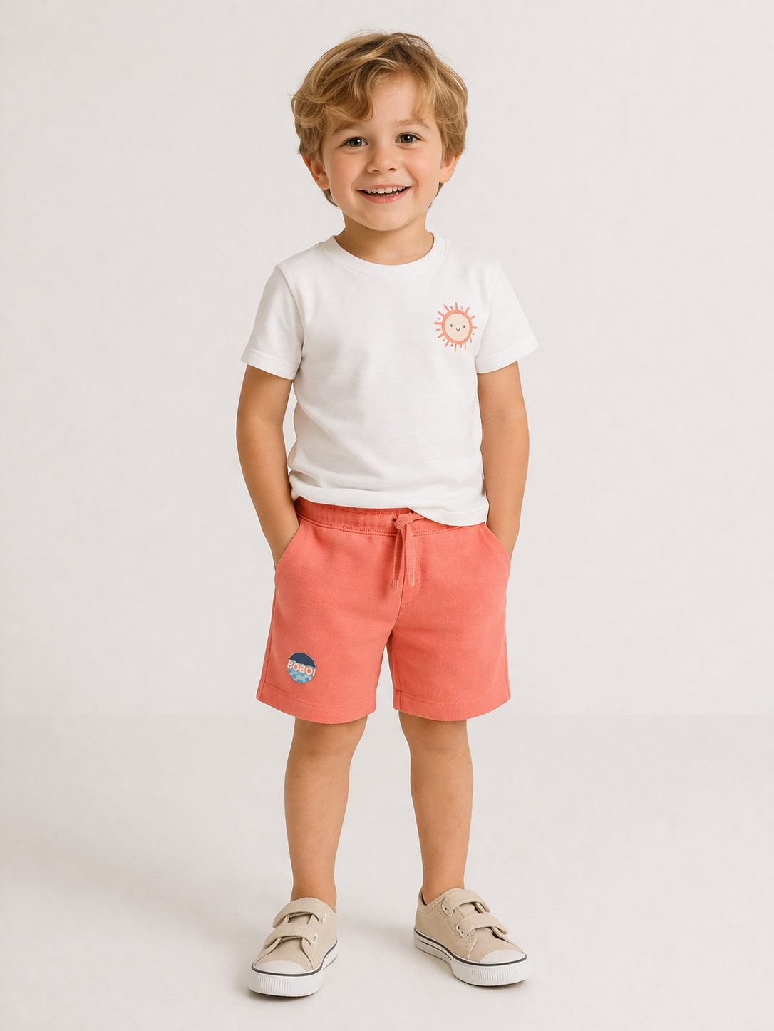 Boboli Boys Cotton Bermuda Shorts