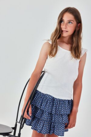 Boboli Girls' Ruffled Skirt