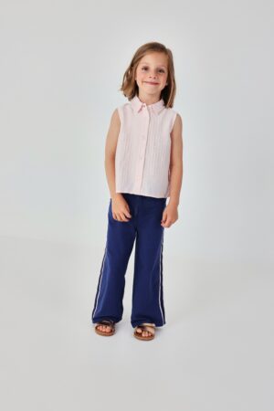 Boboli Girls' Wide Leg Pant