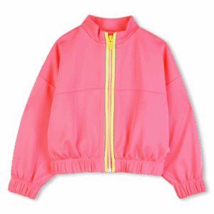 Billieblush Girls Bright Pink Zip Jacket