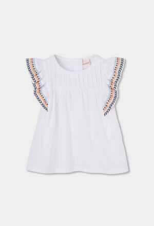 Boboli White girls blouse