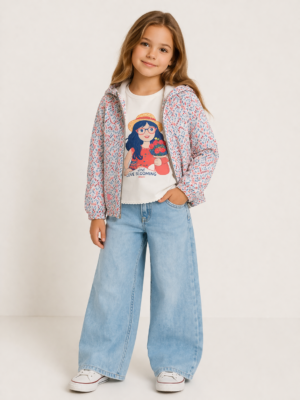 Boboli Girls Printed Hoodie