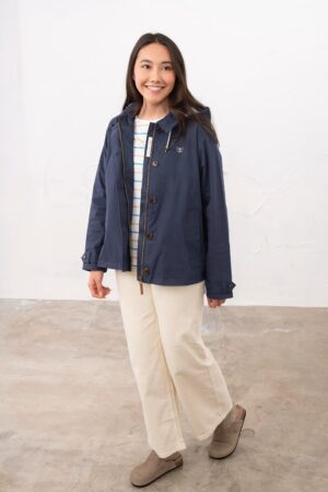 Lighthouse Blair Waterproof Short Navy Coat