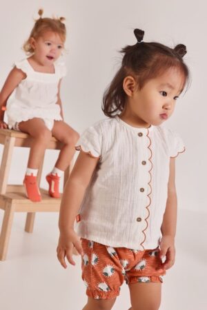 Boboli Baby Girl Short and Shirt Set