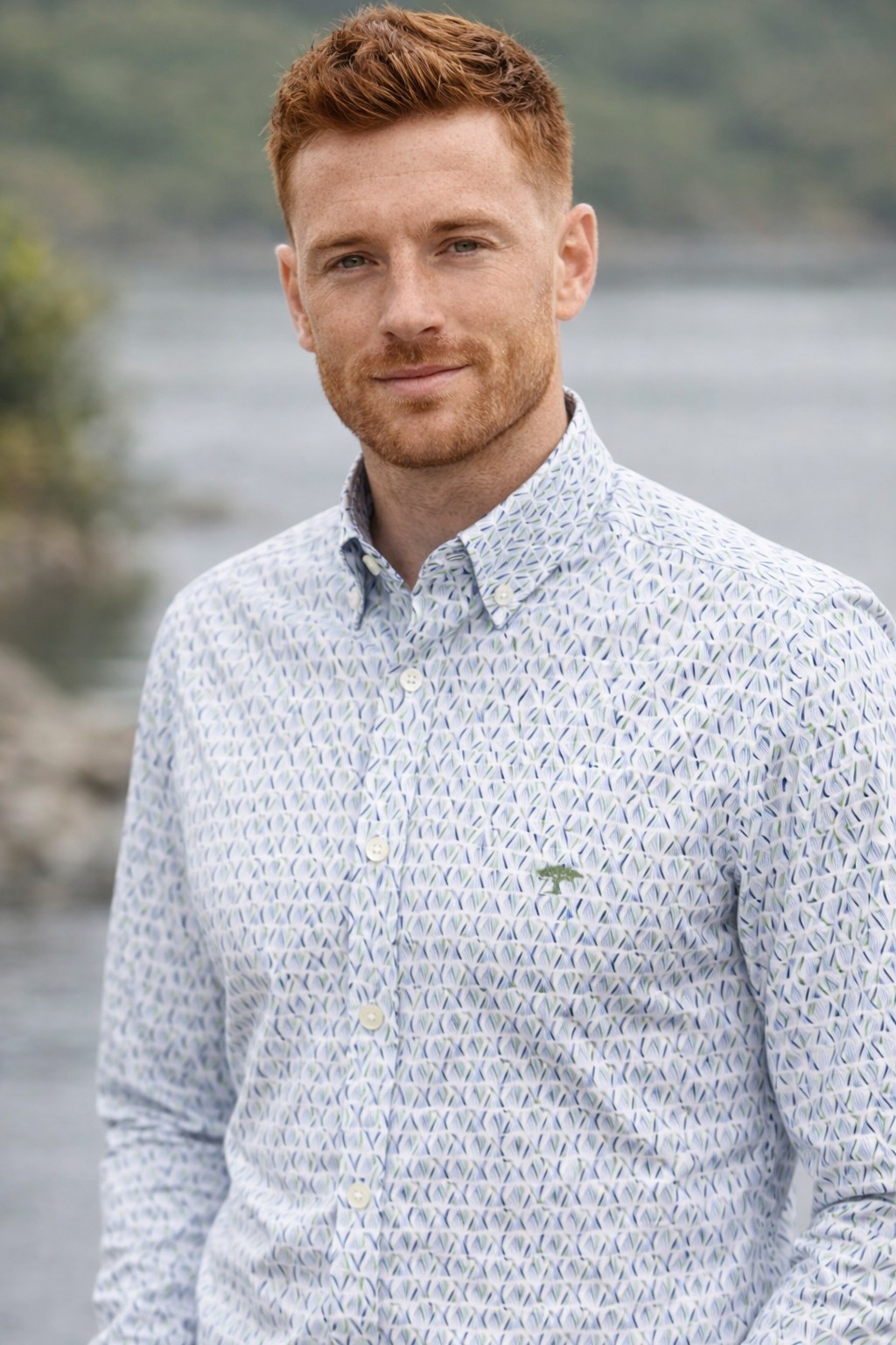 Fynch Hatton Button Down Cotton Shirt