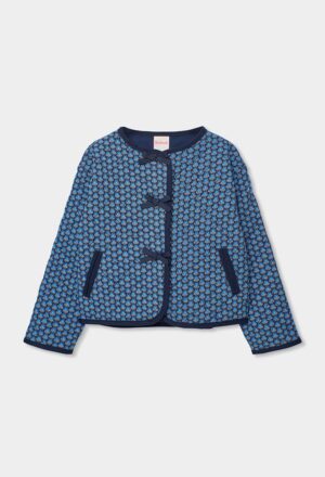 Boboli Girl's jacket with blue print