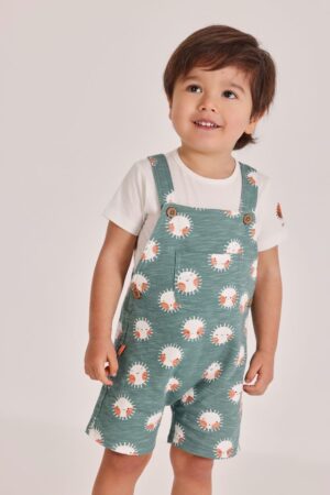 Boboli Baby Boy Sunshine Dungaree Set