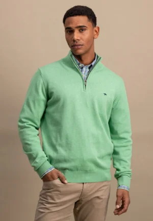 Fynch Hatton Half Zip Jumper
