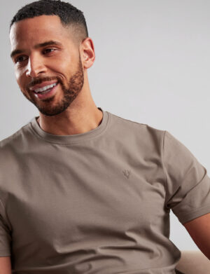 vedoneire taupe tshirt cotton