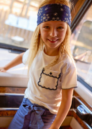 mayoral girls applique pocket t-shirt