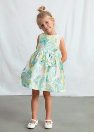 Mayoral Girls Floral Occasion Dress