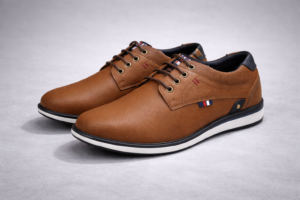 Ninety 78 Boys Tan Laced Shoe