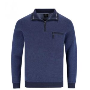 Hajo Troyer Collar 1/4-Zip Sweatshirt