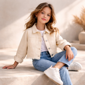 Mayoral Girls' Twill Jacket