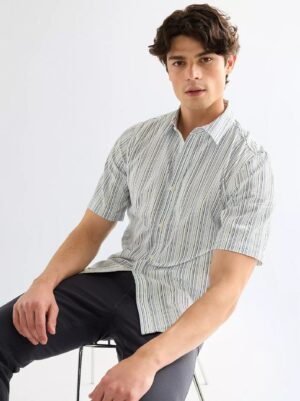Wrangler Short Sleeve Stripe Shirt