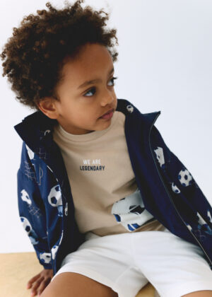 mayoral boys football print windbreaker