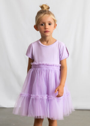 Mayoral Tulle Lilac Dress