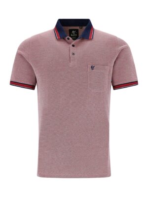 Hajo Pique Three Tone Polo Shirt