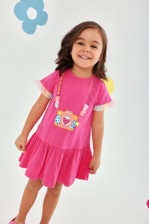 Agatha Ruiz Girls Camera Print Dress
