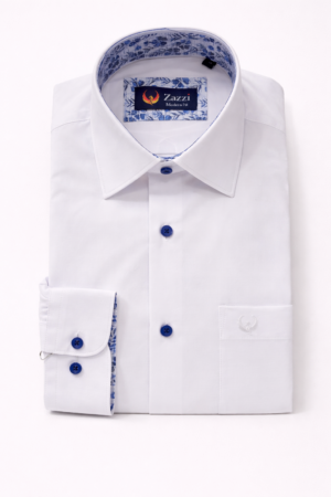 zazzi formal white shirt