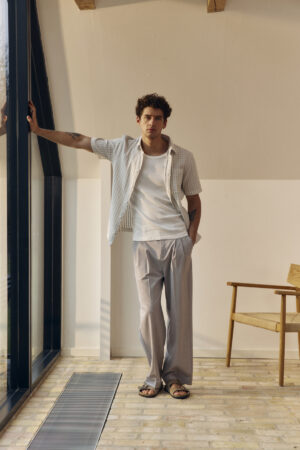 Casual Friday Men's Textured Short Sleeve Shirt