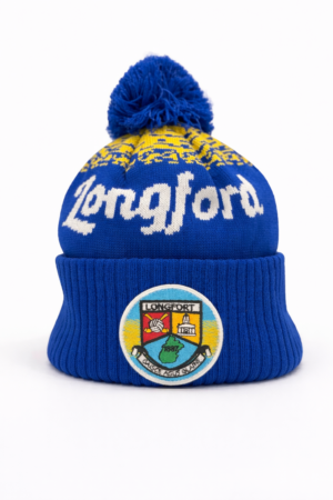 Longford GAA Adults Logo Speckled Bobble Hat