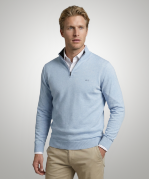 McGregor Half-Zip Cotton Cashmere Jumper