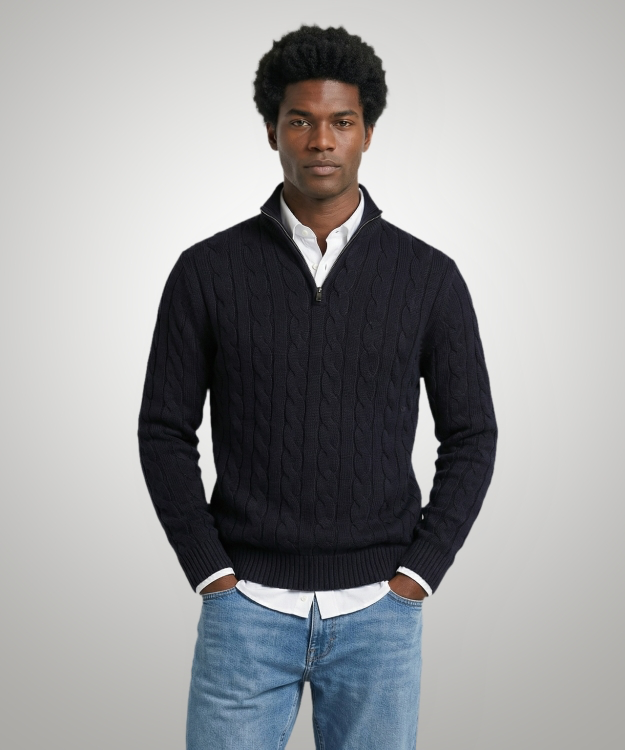 McGregor NY Half-Zip Cable Jumper