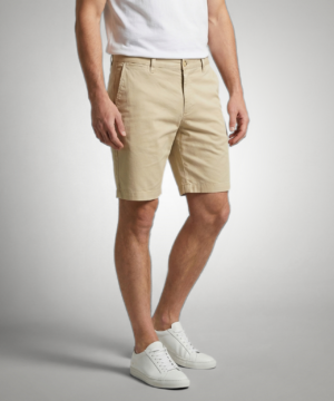 men’s cotton chino shorts regular fit sand