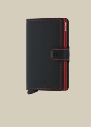 Secrid Black and Red Miniwallet