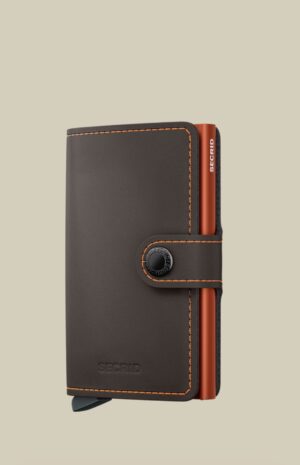 Secrid Matte Truffle Orange Miniwallet