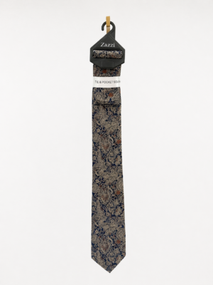 Zazzi Boys Paisley Tie and Pocket Square Set