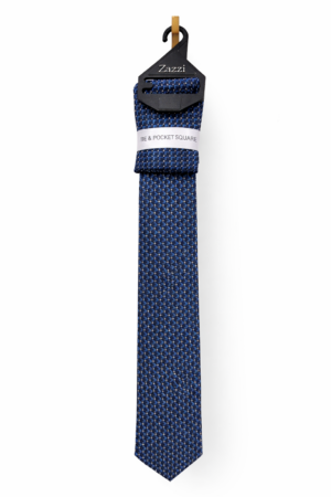 boys blue tie and pocket square set communion confirmation