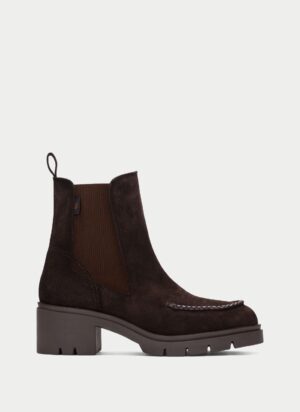 Hispanitas Brown Suede Chelsea Boots