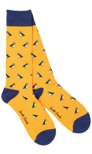 Swole Panda Men's Bamboo Puffin Socks