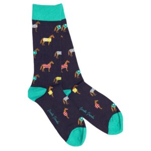 Swole Panda Men's Bamboo Horse Socks