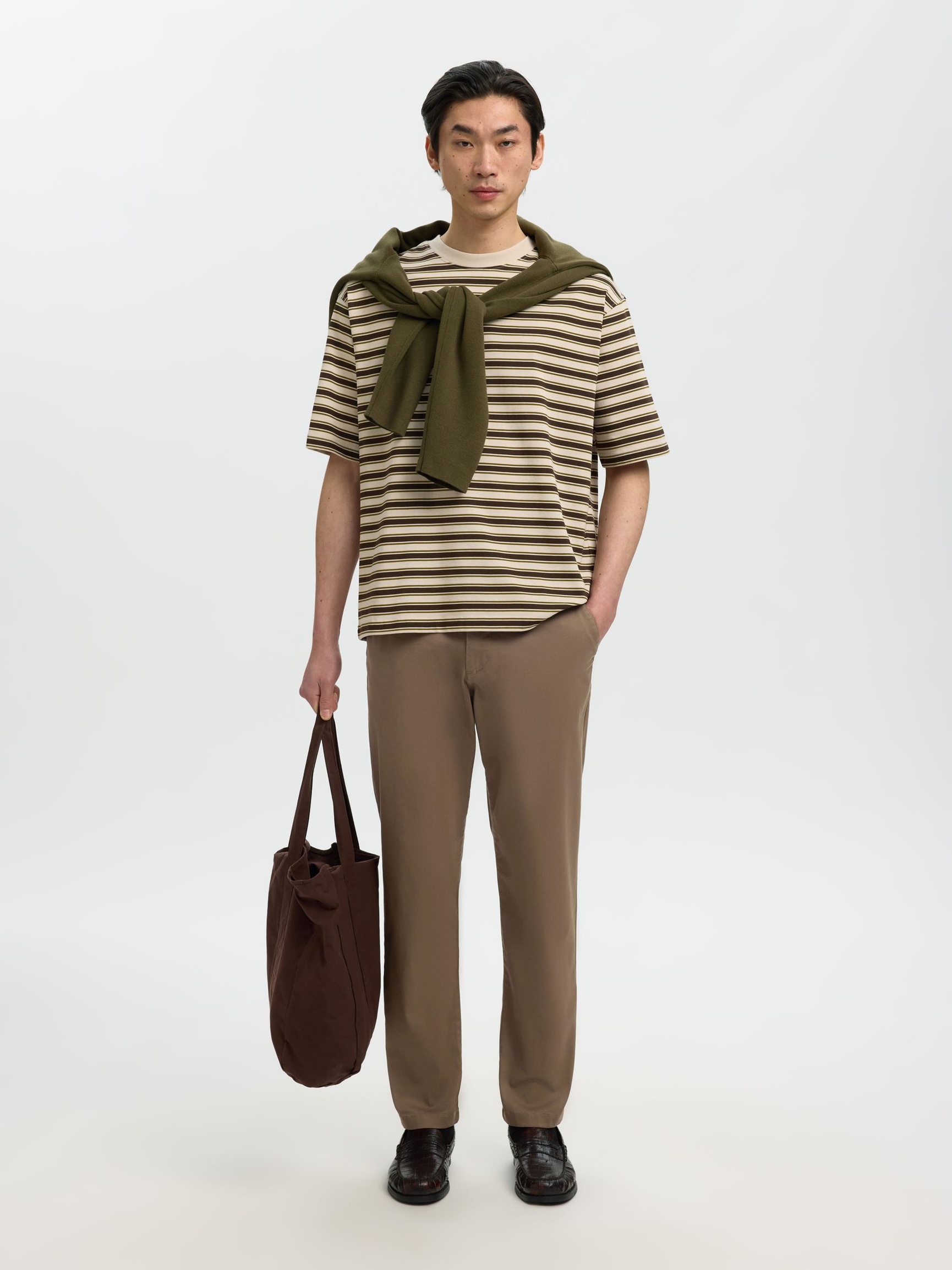 Selected Homme 175 Miles Chocolate Chip Flex Chino
