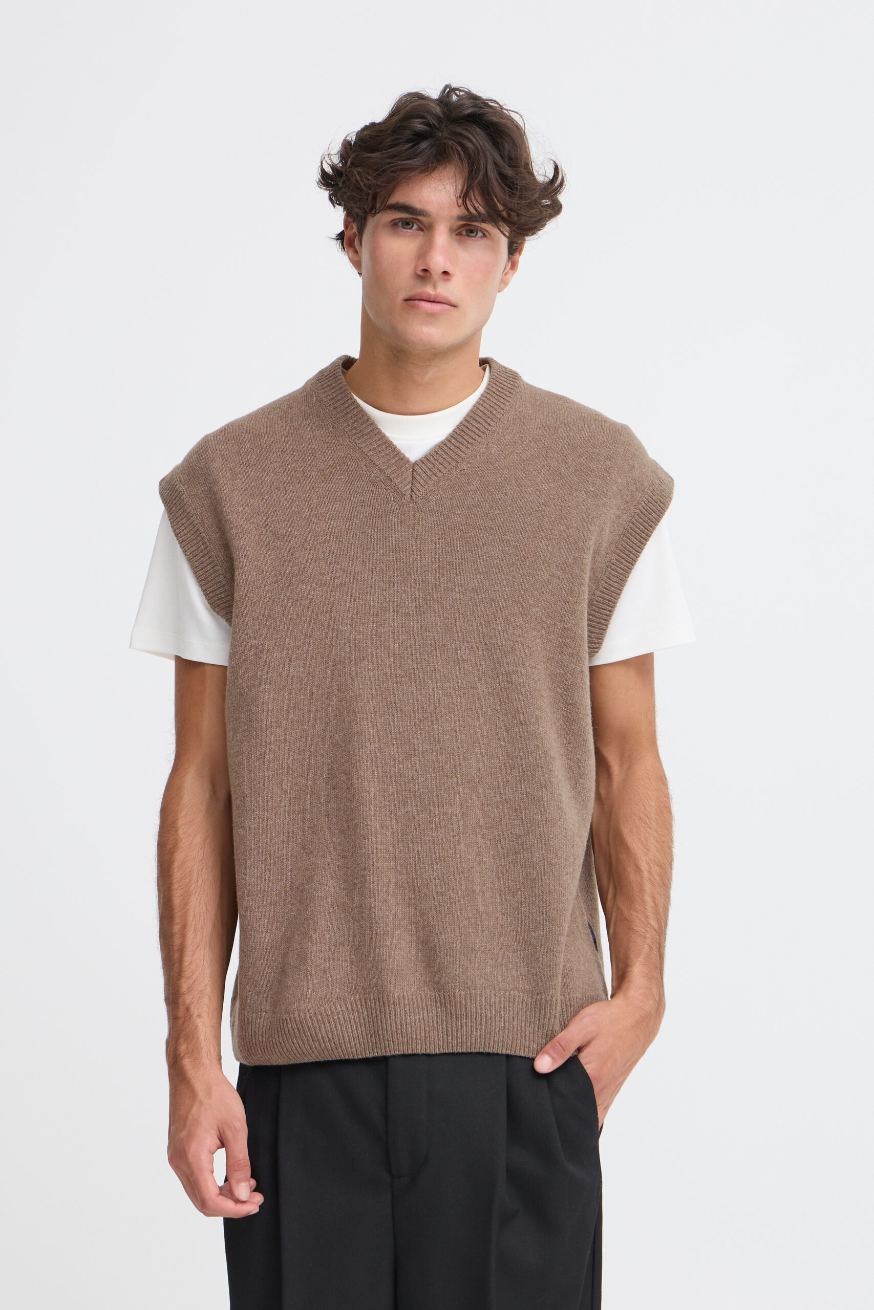 Casual Friday Tomas Lambs Knit Vest