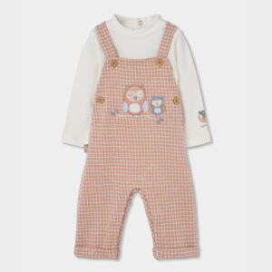 Boboli Baby Boys Owl Dungaree & Top Outfit Set