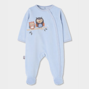 Boboli Baby Boys Owl Sleepsuit