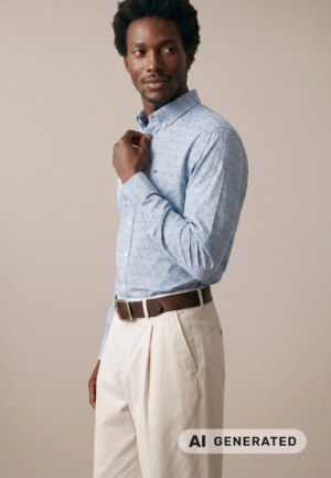 Fynch Hatton Minimal Floral Shirt