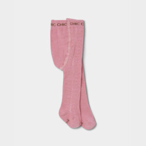Boboli Girl Pink Ribbed Tights