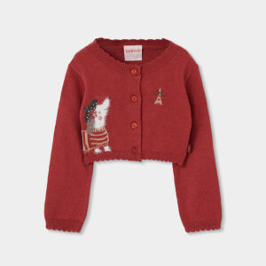 Boboli Red Knitted Cardigan